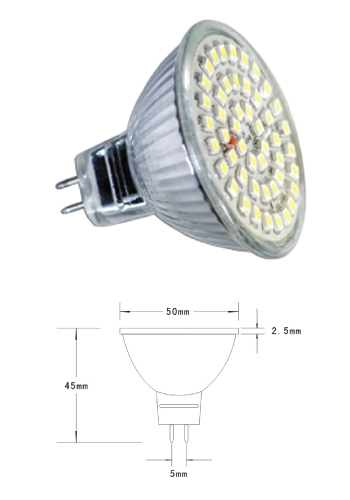 3.2watt MR16 LED Globe